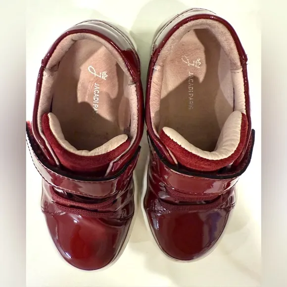 Jacadi Paris Kids Burgundy Patent Leather Shoes