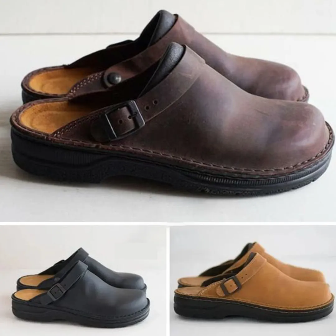 JACK™ ORTHOPEDIC LEATHER SLIPPERS