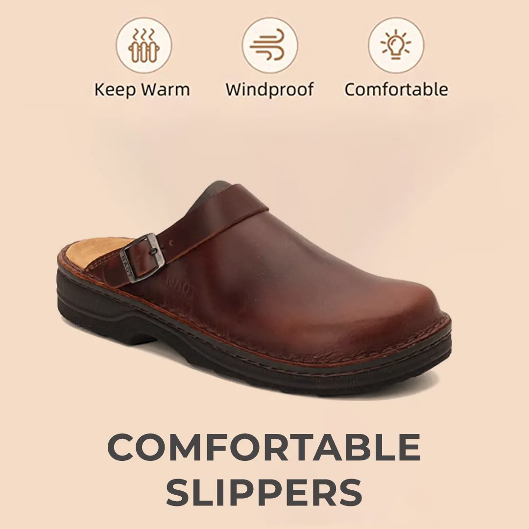 JACK™ ORTHOPEDIC LEATHER SLIPPERS