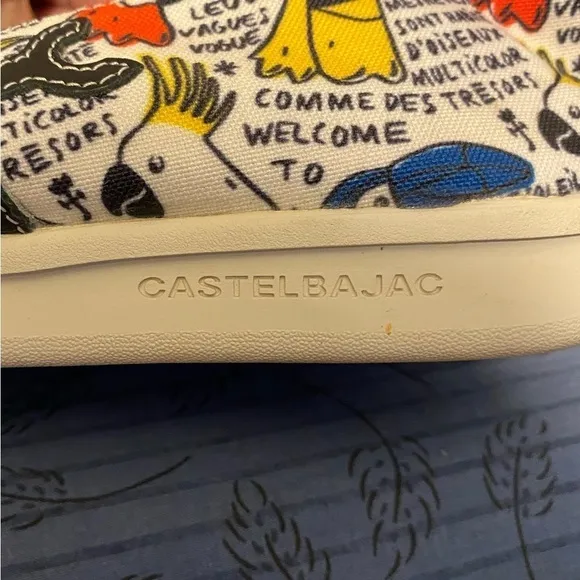 JC de Castelbajac slip on mens sneakers size 11.5