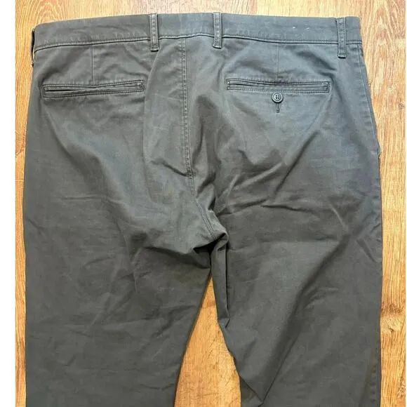 J.Crew 484 Slim Fit Stretch Chino Pant In Onyx Grey Size 34x30