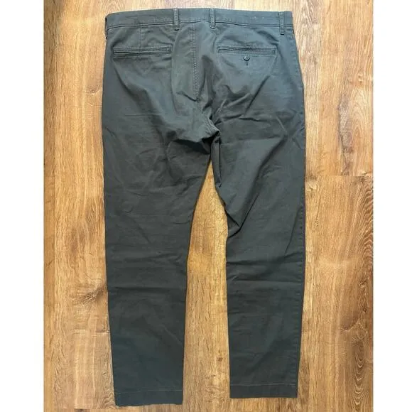 J.Crew 484 Slim Fit Stretch Chino Pant In Onyx Grey Size 34x30