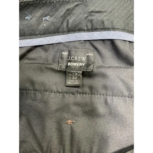 J.Crew 'Bowery' Navy Slim-Fit Dress Pant Size 32