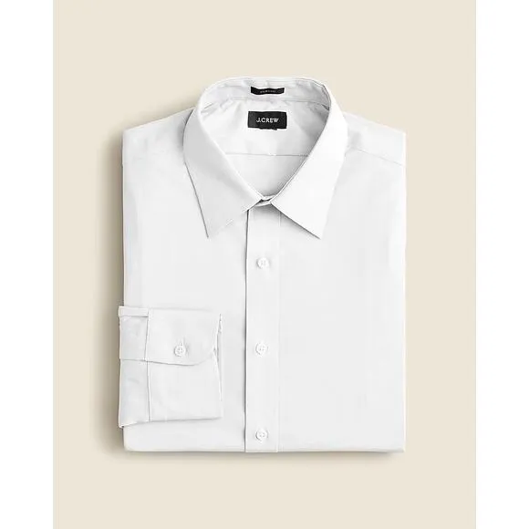 J.Crew Bowery Wrinkle-Free Dress Shirt – White – XL Slim – NWT