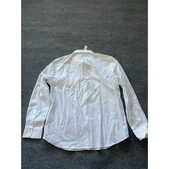 J.Crew Bowery Wrinkle-Free Dress Shirt – White – XL Slim – NWT