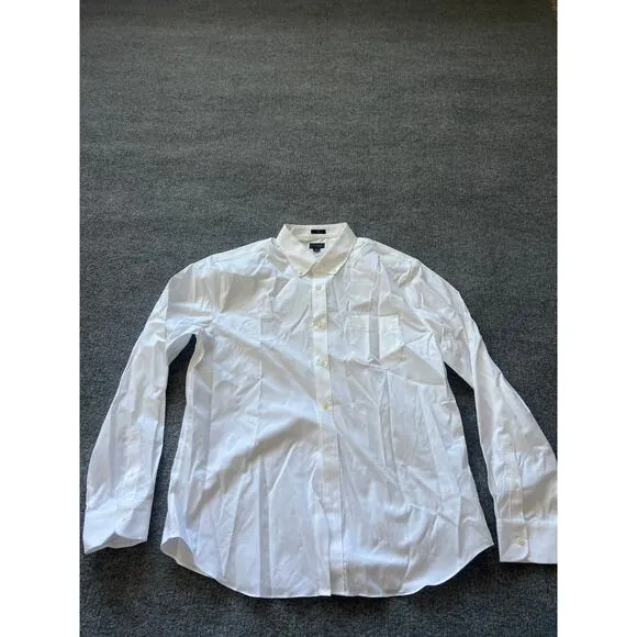 J.Crew Bowery Wrinkle-Free Dress Shirt – White – XL Slim – NWT