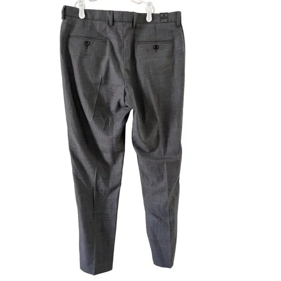 J.Crew Ludlow Four Season Wool Dress Pants W33 L32 Gray Mens Slim Fit