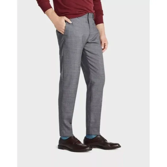 J.Crew Ludlow Four Season Wool Dress Pants W33 L32 Gray Mens Slim Fit