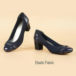 JENN ARDOR Round Toe Low Heels Chunky Pumps Norm Classic Old Money SZ 11:NWT/Box