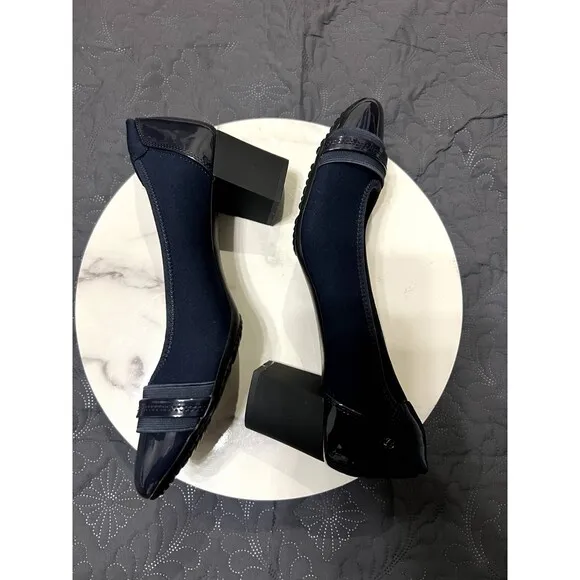 JENN ARDOR Round Toe Low Heels Chunky Pumps Norm Classic Old Money SZ 11:NWT/Box