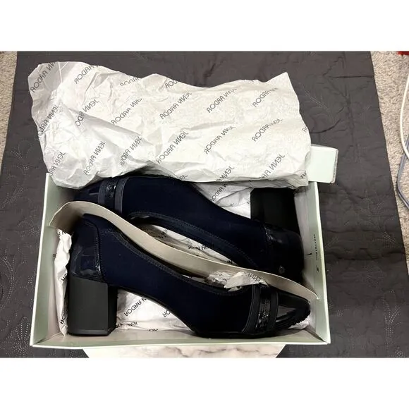 JENN ARDOR Round Toe Low Heels Chunky Pumps Norm Classic Old Money SZ 11:NWT/Box