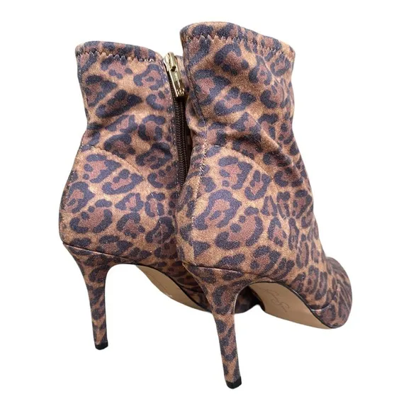 Jessica Simpson Alliye Leopard Print Ankle Boot size 7.5‎ NWOT