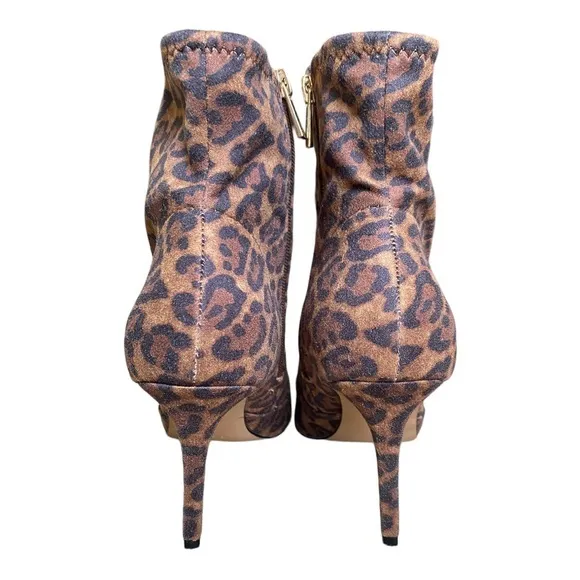 Jessica Simpson Alliye Leopard Print Ankle Boot size 7.5‎ NWOT