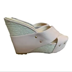 JESSICA Simpson Norah wedge patent leather used