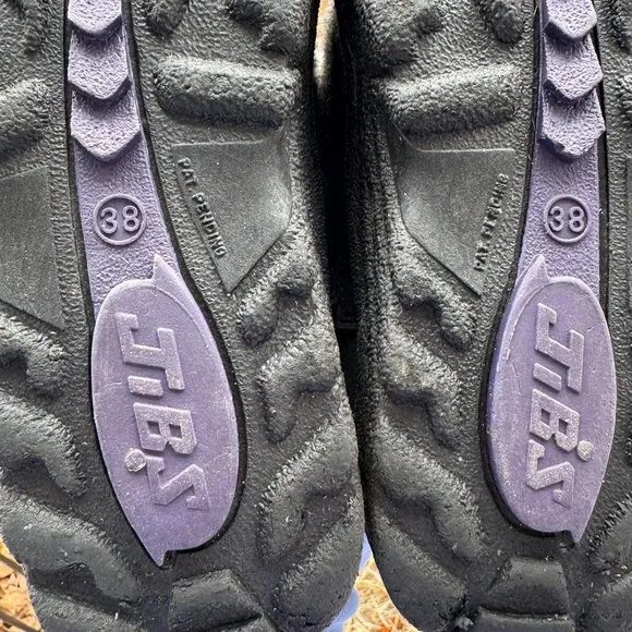 Jibs Gray Wool Blend Slip-On Slippers Rubber Soles &amp; Adjustable Toggle Closure