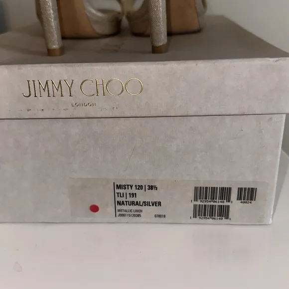 Jimmy Choo Champagne Natural Nude High Heel Sandals