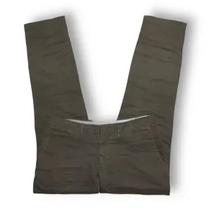 J.Lindeberg Men's Olive Green Dress Pants Size 48 Casual Slim Fit