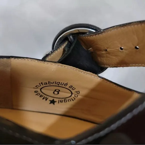 John Fluevog Women's Black Mary Jane Shoes