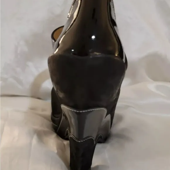 John Fluevog Women's Black Mary Jane Shoes