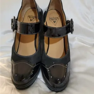 John Fluevog Women's Black Mary Jane Shoes