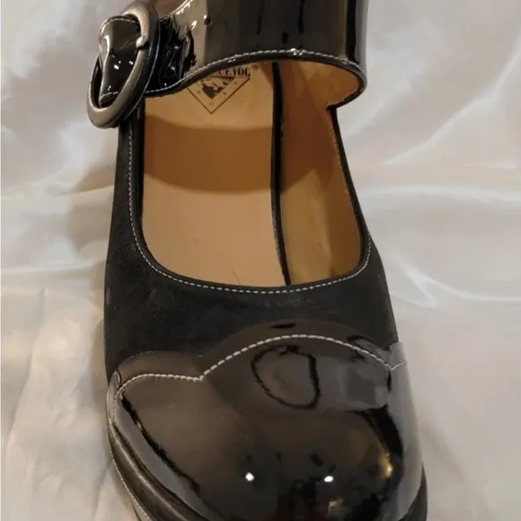 John Fluevog Women's Black Mary Jane Shoes