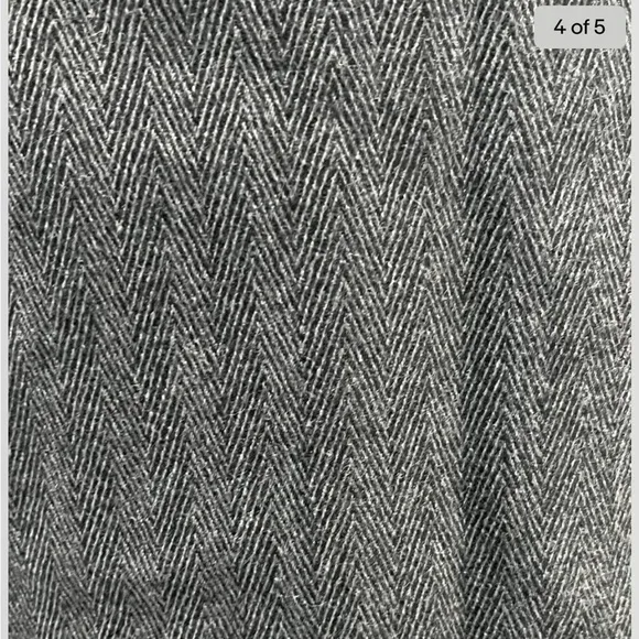 JOHN GALLIANO of DIOR Gray Herringbone Skirt