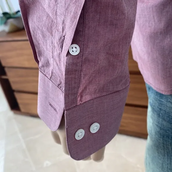 John Varvatos Slim Fit Button-Up Dress Shirt