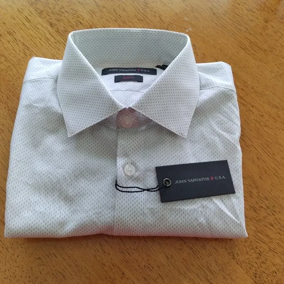 John Varvatos Slim Fit Long Sleeve Dress Shirt