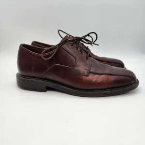 Johnston &amp; Murphy Mens 9M Brown Oxford Dress Shoes Lace Up Leather 20-7110