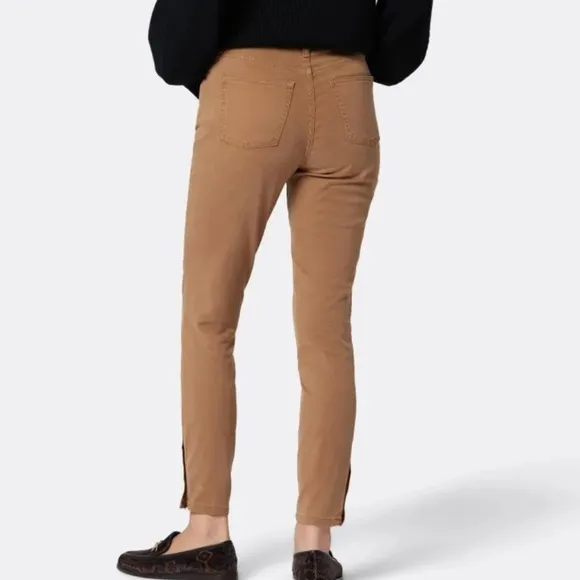 Joie 26 Jeans The High Rise Willa Park Skinny in Tiger’s Eye Tan pockets NWT