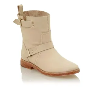 Joie Hoxton Leather Biker Moto Mid Calf Boots