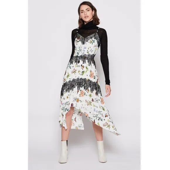 Joie | Onelia Porcelain Butterfly Dress NWT Size 10