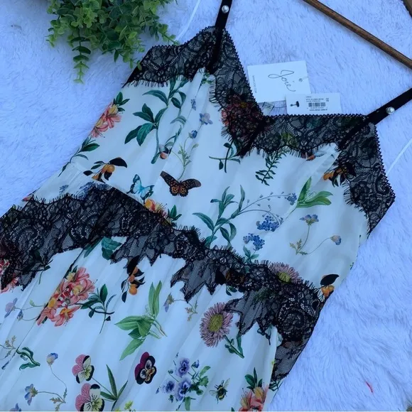 Joie | Onelia Porcelain Butterfly Dress NWT Size 10