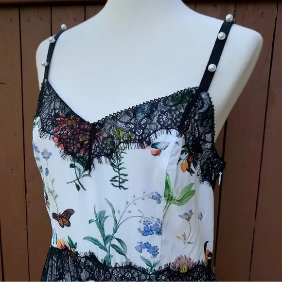 Joie | Onelia Porcelain Butterfly Dress NWT Size 10