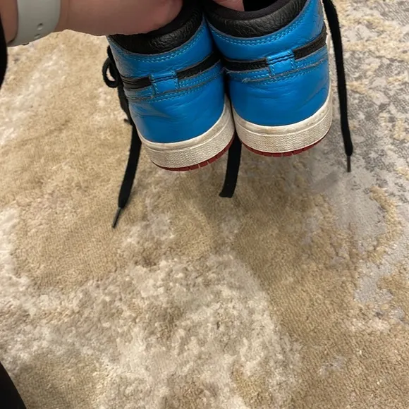 Jordan 1 High OG UNC  Shoes Black / Powder Blue / Gym Red S 13C