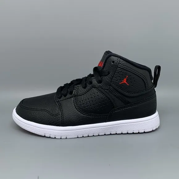 Jordan Access PS Black Gym Red Shoes AV7943-001 Kids Sz 13C