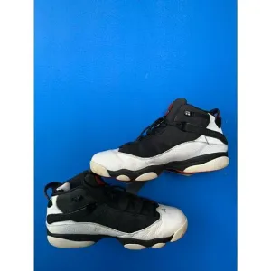 Jordan 6 Rings - Mens Size US 13 - White/Black/Gym Red Shoes 322992-012