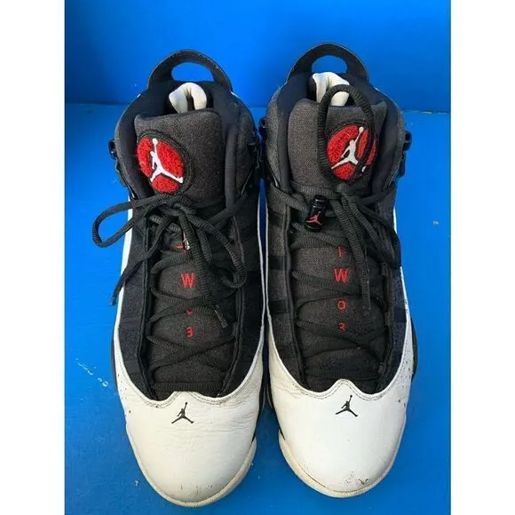 Jordan 6 Rings - Mens Size US 13 - White/Black/Gym Red Shoes 322992-012
