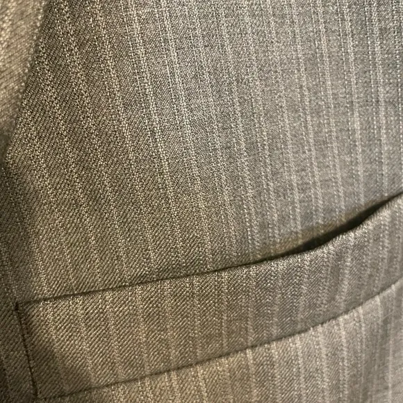 Jos A Bank Grey Stripe Suit