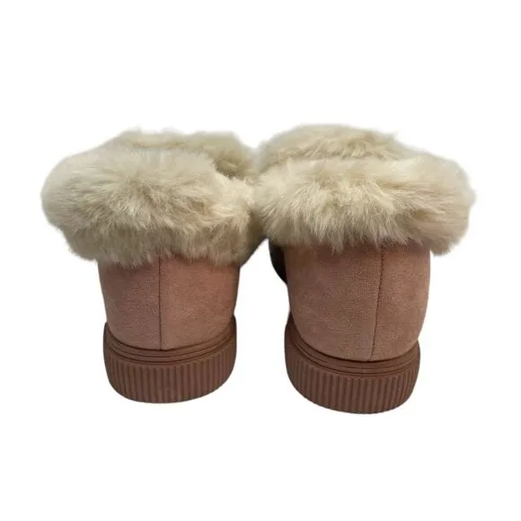 Journee Collection Women's Slipper Shoes. Color : pink. Size 8.5