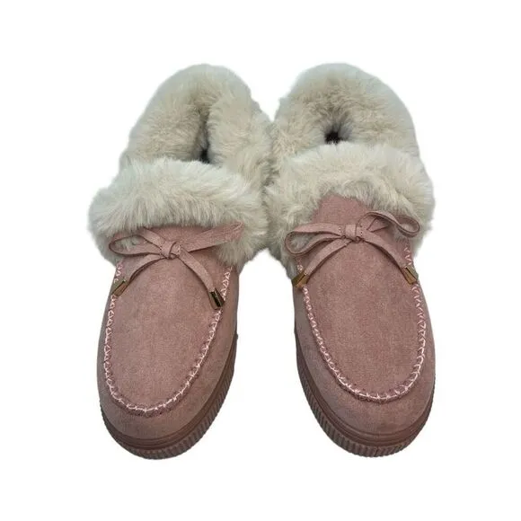 Journee Collection Women's Slipper Shoes. Color : pink. Size 8.5