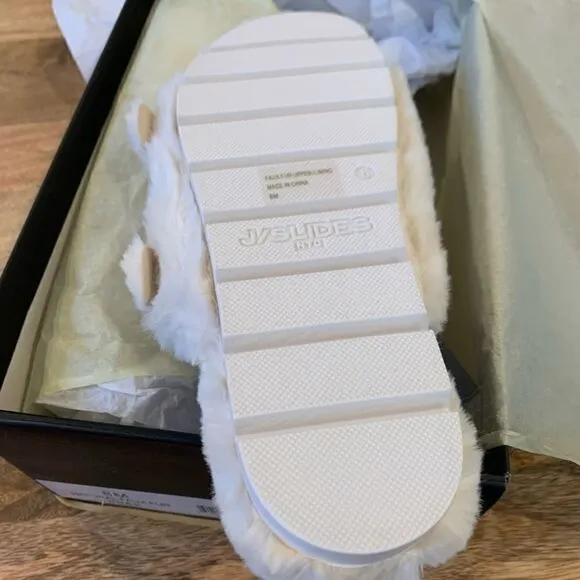 J/Slides | Bree Faux Fur Slide Sandal