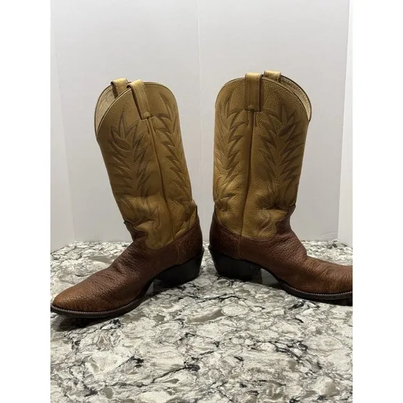 Justin Boots Style# 2012 Cowboy Ranch Boots Size Men's 10 D