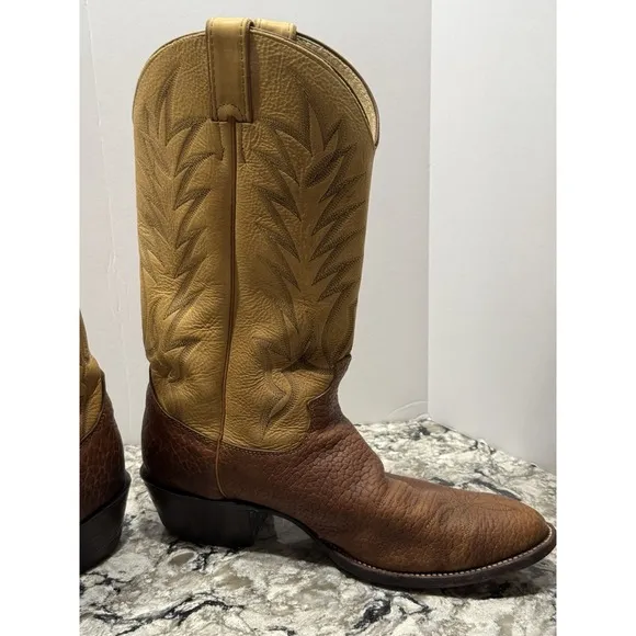 Justin Boots Style# 2012 Cowboy Ranch Boots Size Men's 10 D