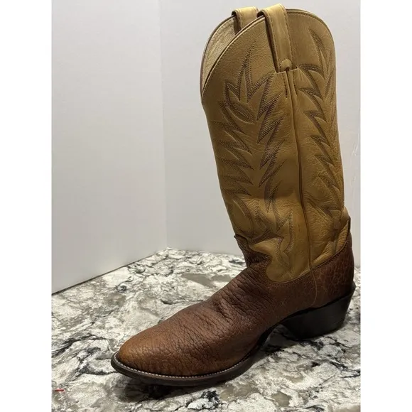 Justin Boots Style# 2012 Cowboy Ranch Boots Size Men's 10 D