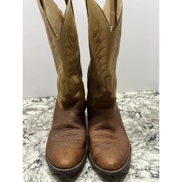 Justin Boots Style# 2012 Cowboy Ranch Boots Size Men's 10 D