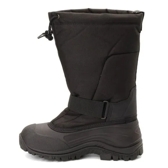 Kamik Greenbay 4 NK0200S-BLK Boots Men's US 12 Black Waterproof Snow Boot ZPO420