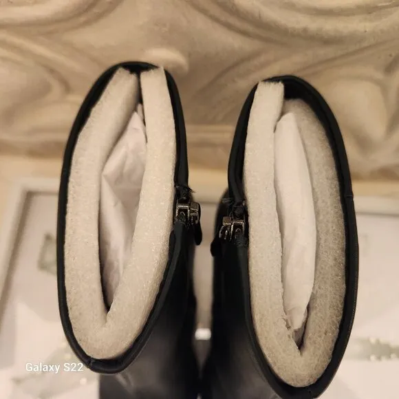 Karl Lagerfeld Paris Forest Green &quot;Vica&quot; Booties. NIB. Size Various. Host Pick.