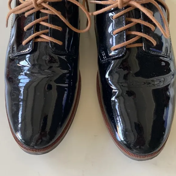 Karl Lagerfeld Patent Leather Oxford Shoes