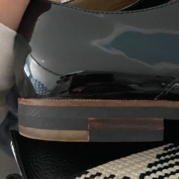 Karl Lagerfeld Patent Leather Oxford Shoes